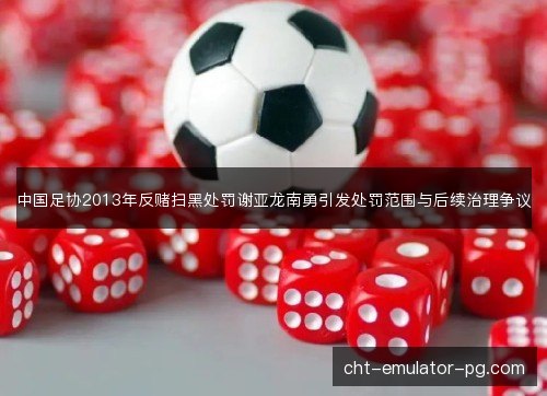 中国足协2013年反赌扫黑处罚谢亚龙南勇引发处罚范围与后续治理争议 中国足协2013年反赌扫黑处罚谢亚龙南勇引发处罚范围与后续治理争议